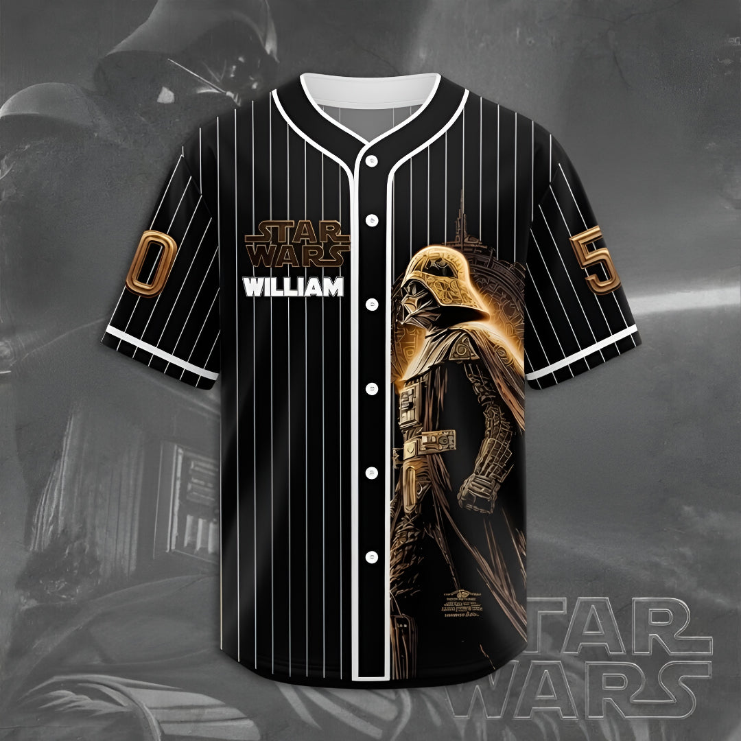 Galactic Saga 50th Anniversary - Personalized Baseball Jersey - MNPS0405NL