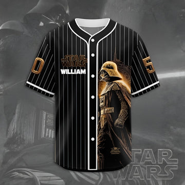 Galactic Saga 50th Anniversary - Personalized Baseball Jersey - MNPS0405NL