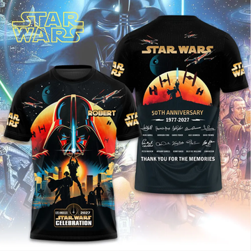 Galactic Saga 50th Anniversary - Personalized All Over Shirt - MNPS0104STW