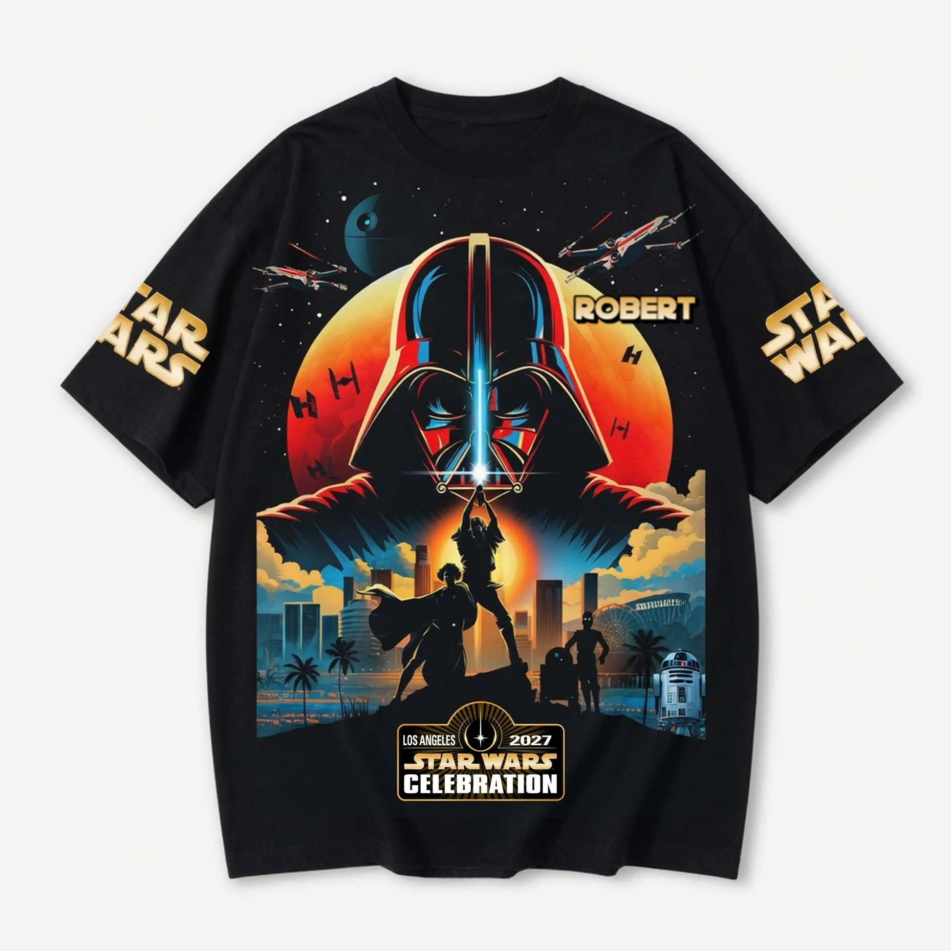 Galactic Saga 50th Anniversary - Personalized All Over Shirt - MNPS0104STW