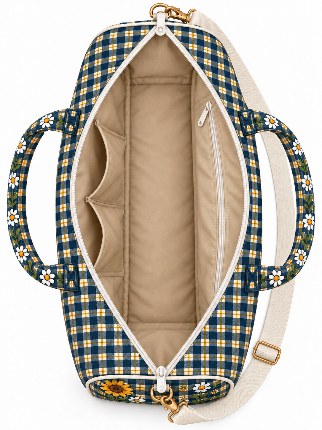 I Can Do All Things Through Christ Christian Gift For Her - Personalized Quilted Duffle Bag