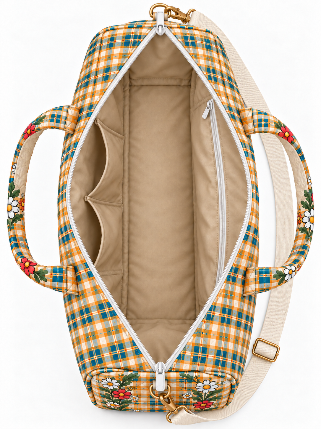 Praise The Lord Psalm 150:6 Christian Gift For Her - Personalized Quilted Duffle Bag