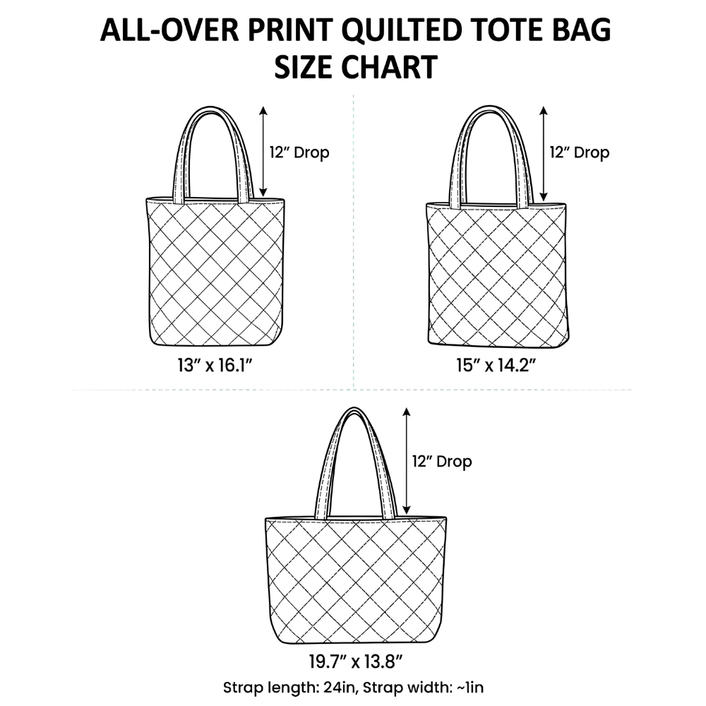 Vintage Cartoon Classic Comic Pals 76th Anniversary - Personalized Quilted Tote Bag