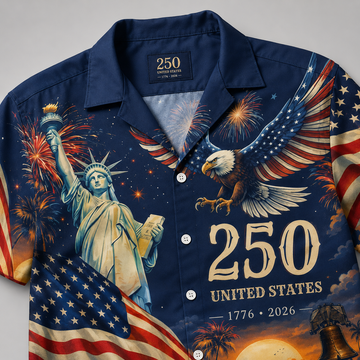 United States 250th Anniversary - Personalized Hawaiian Shirt - Gift For Men, Patriots - image 2