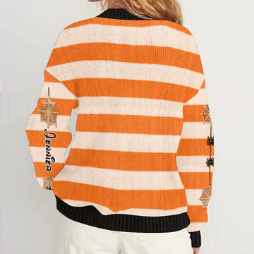 Not-so-scary Halloween - Personalized Mkko Cardigan Sweater TN0909261705