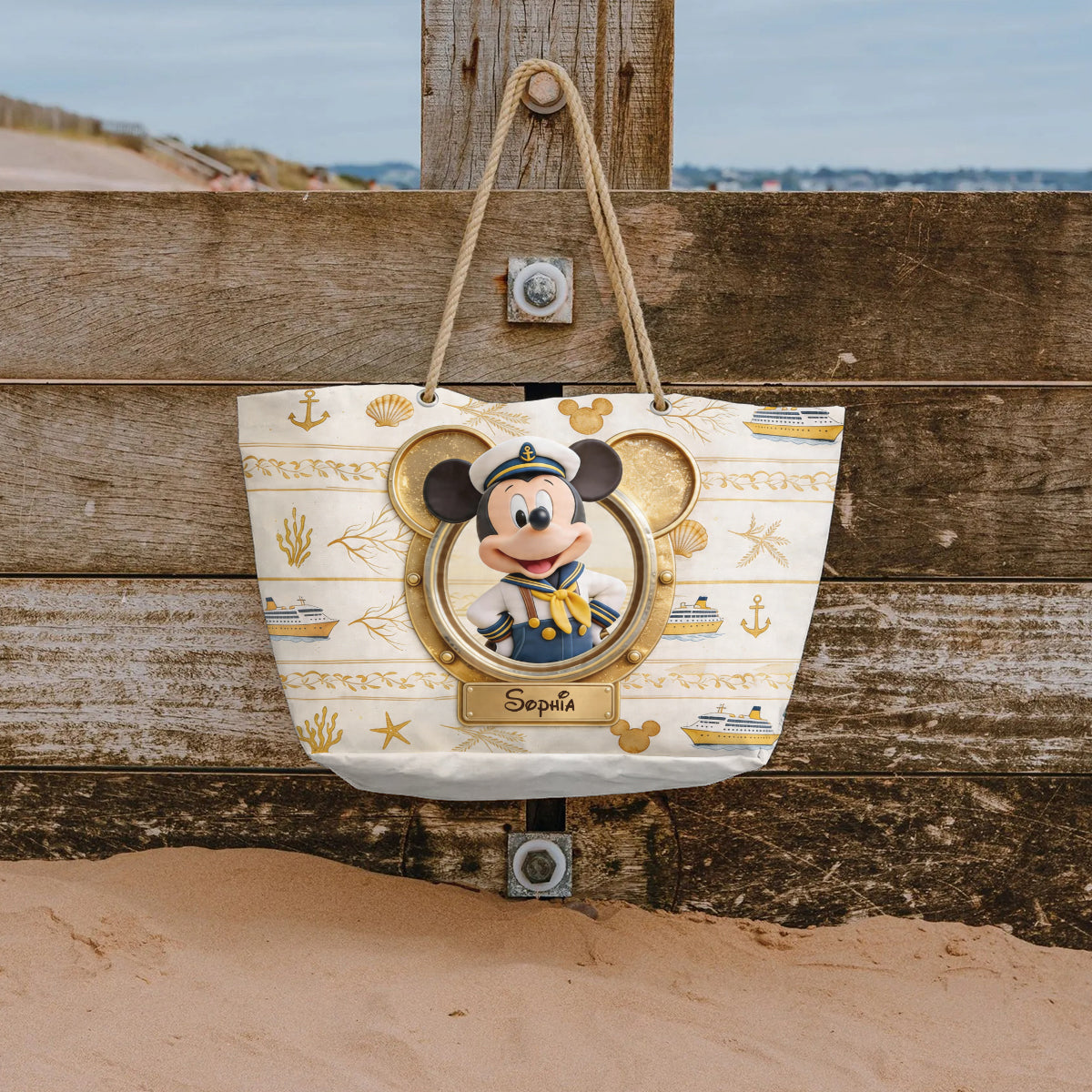 Summer Vacation With Magical Cruise Trip - Personalized Beach Bag - Vacation Gift For Movie Fans - MkMo