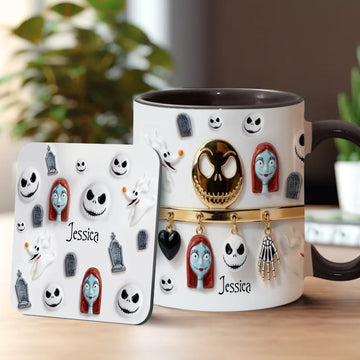 TNBC halloween - Personalized TNBC halloween Accent Mug & Coaster-TN1609260652