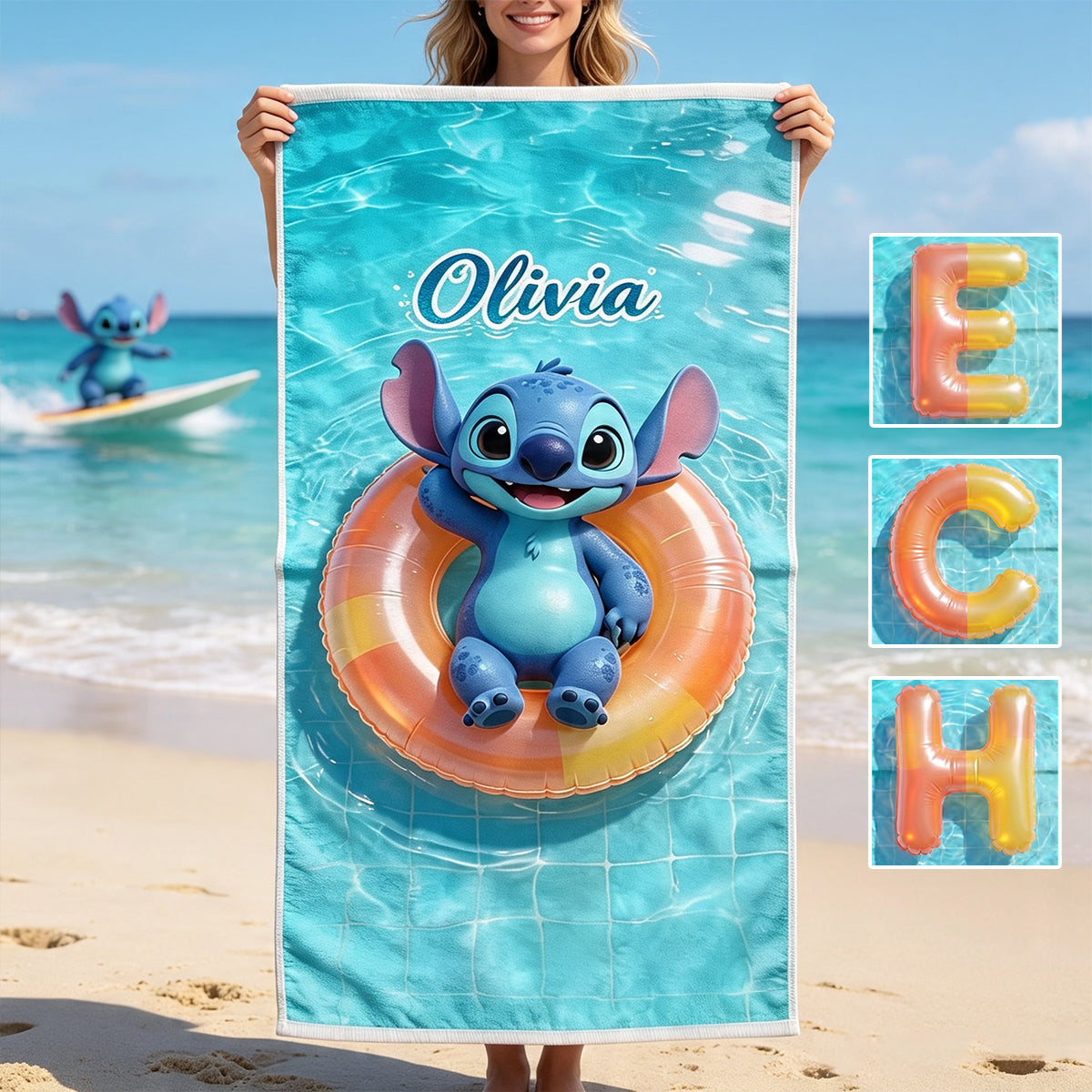 Summer Trip - Personalized Beach Towel/ Bath Towel - Gift For Fan Movies - Sti HH01 