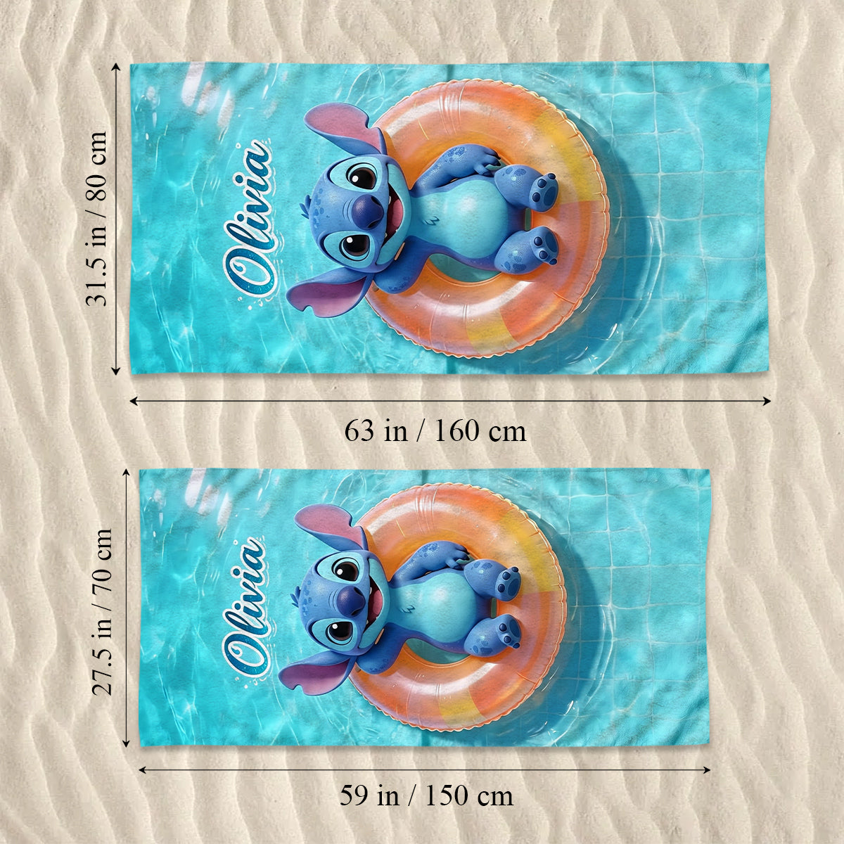 Summer Trip - Personalized Beach Towel/ Bath Towel - Gift For Fan Movies - Sti HH01 