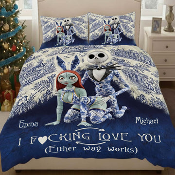 I Love You - Personalized TNBC halloween Quilt Set-TN1609260541