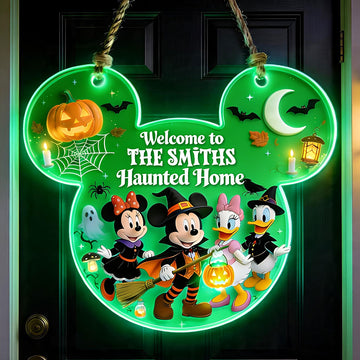 Happy Halloween - Personalized Mouse Luminous Acrylic Sign-Mkko-DN2908260022
