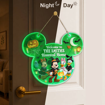 Happy Halloween - Personalized Mouse Luminous Acrylic Sign-Mkko-DN2908260022