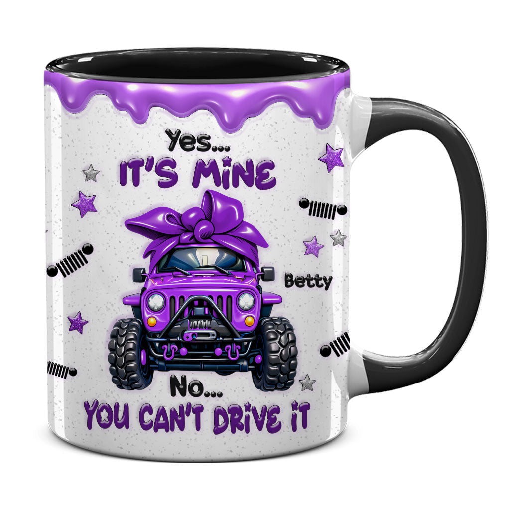 Personalized Jeep Yes It's Mine Coffee Accent Mug