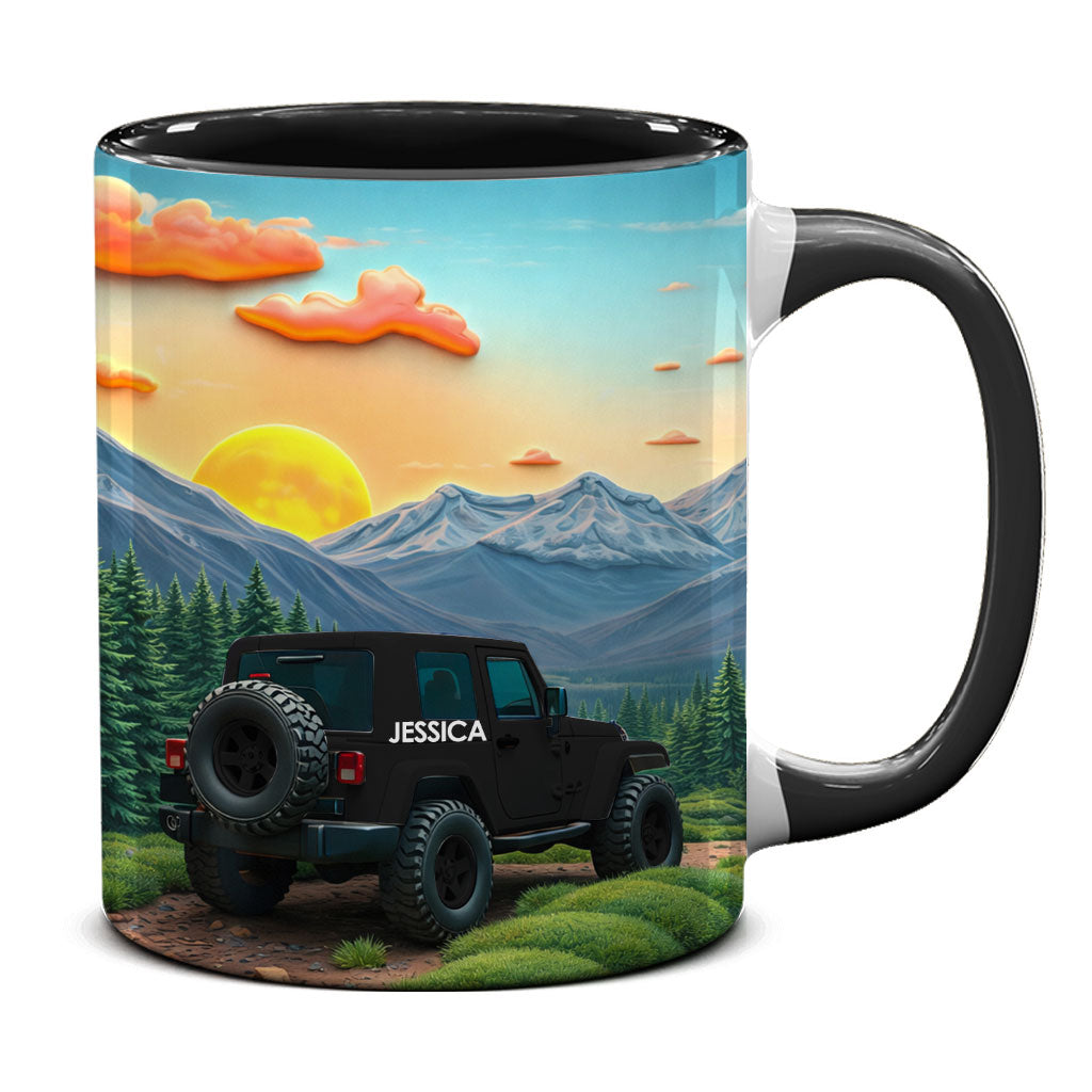 Personalized Jeep Offroad Lovers Coffee Accent Mug DN1408261654