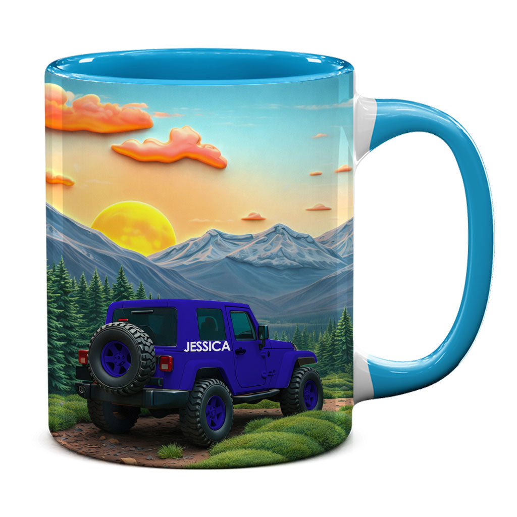 Personalized Jeep Offroad Lovers Coffee Accent Mug