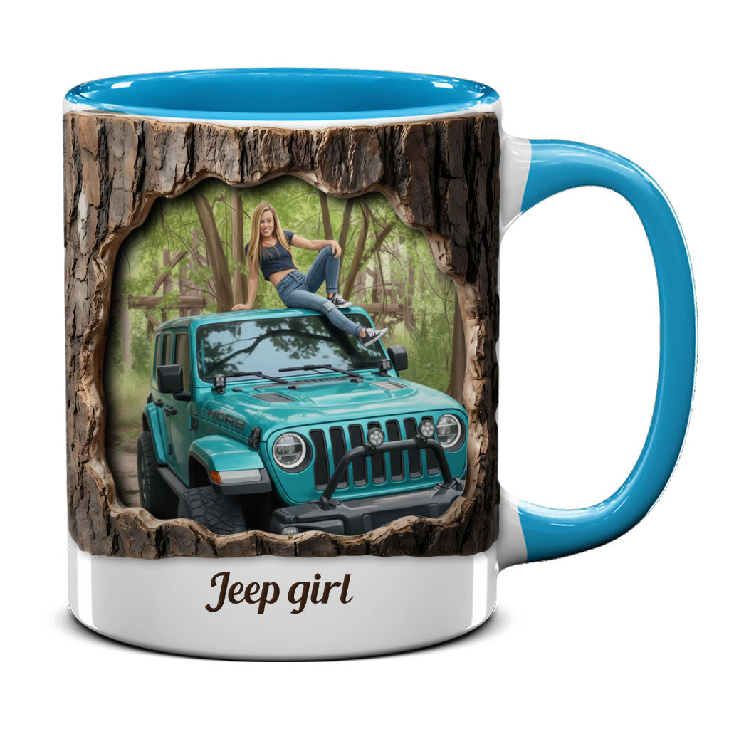 Personalized Jeep Yes It's Mine Coffee Accent Mug