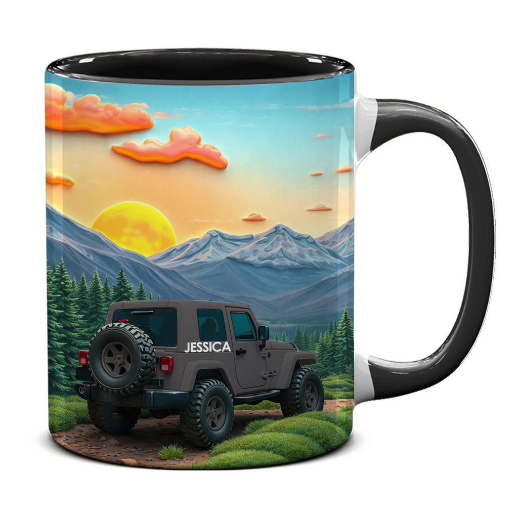 Personalized Jeep Offroad Lovers Coffee Accent Mug DN1408261654