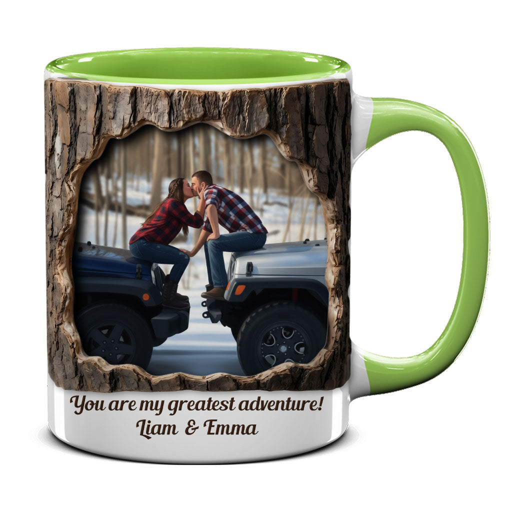 Personalized Offroad Adventure Custom Photo Coffee Accent Mug DN1408261656