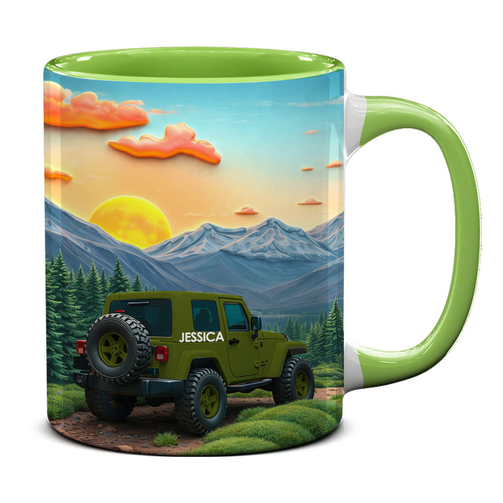 Personalized Jeep Offroad Lovers Coffee Accent Mug DN1408261654
