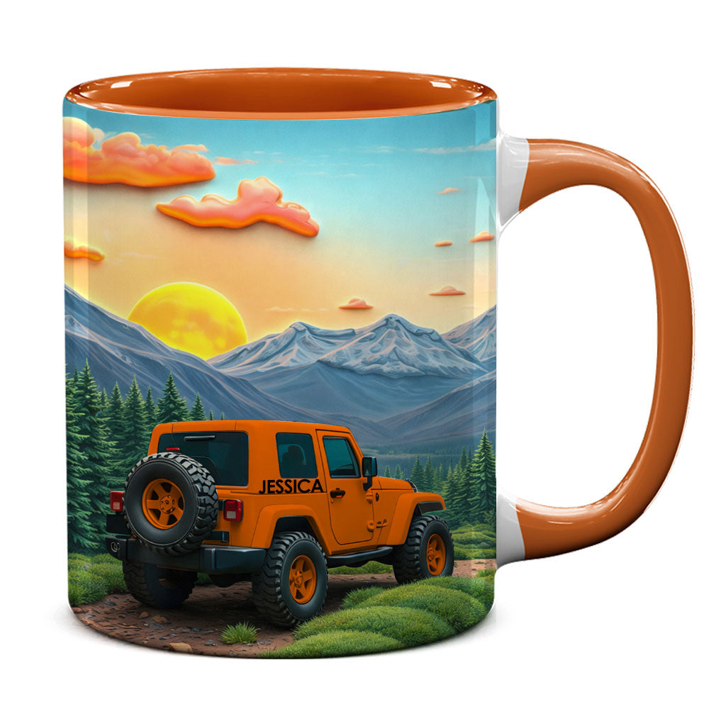 Personalized Jeep Offroad Lovers Coffee Accent Mug DN1408261654
