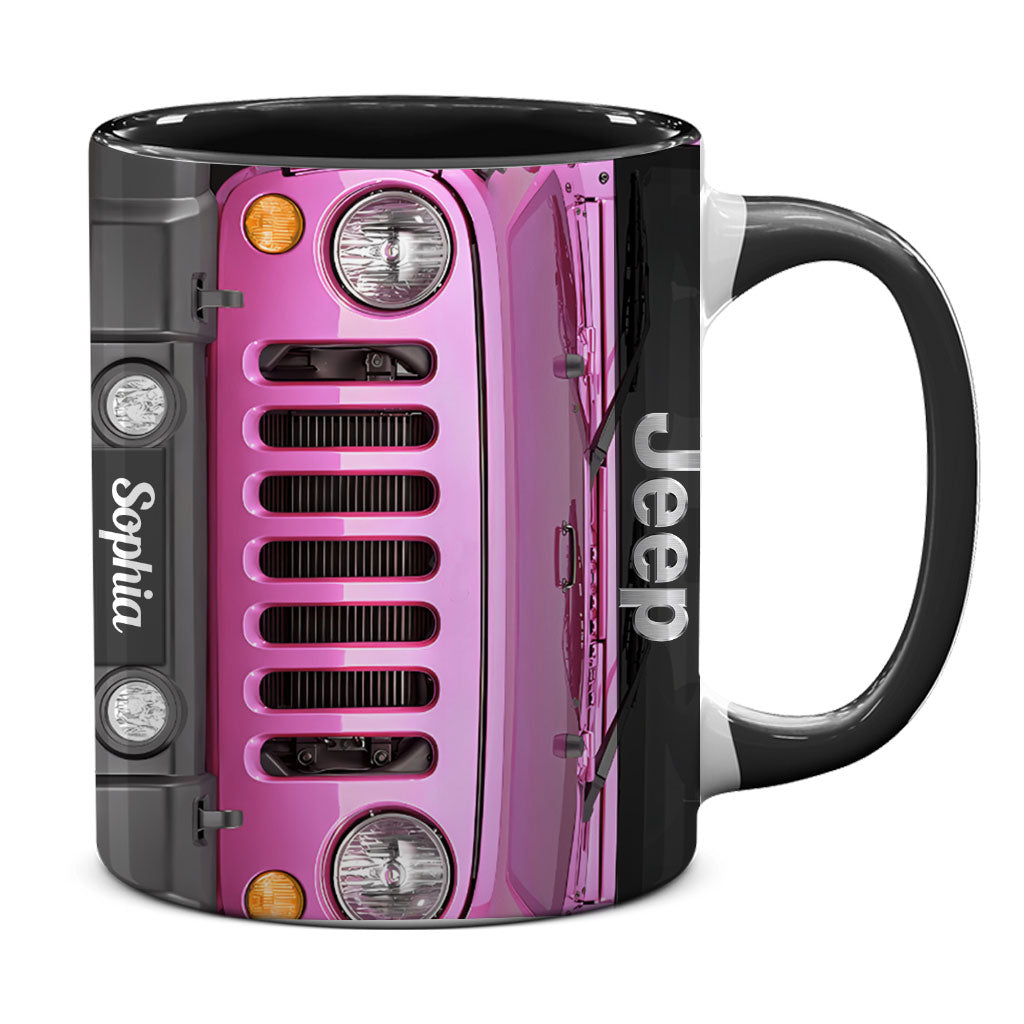 Personalized Jeep Grille Offroad Accent Mug