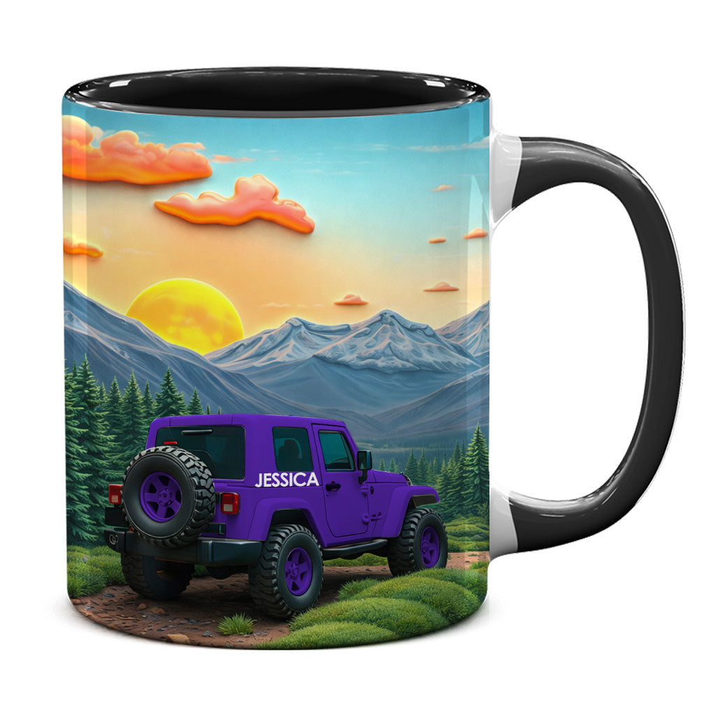 Personalized Jeep Offroad Lovers Coffee Accent Mug DN1408261654