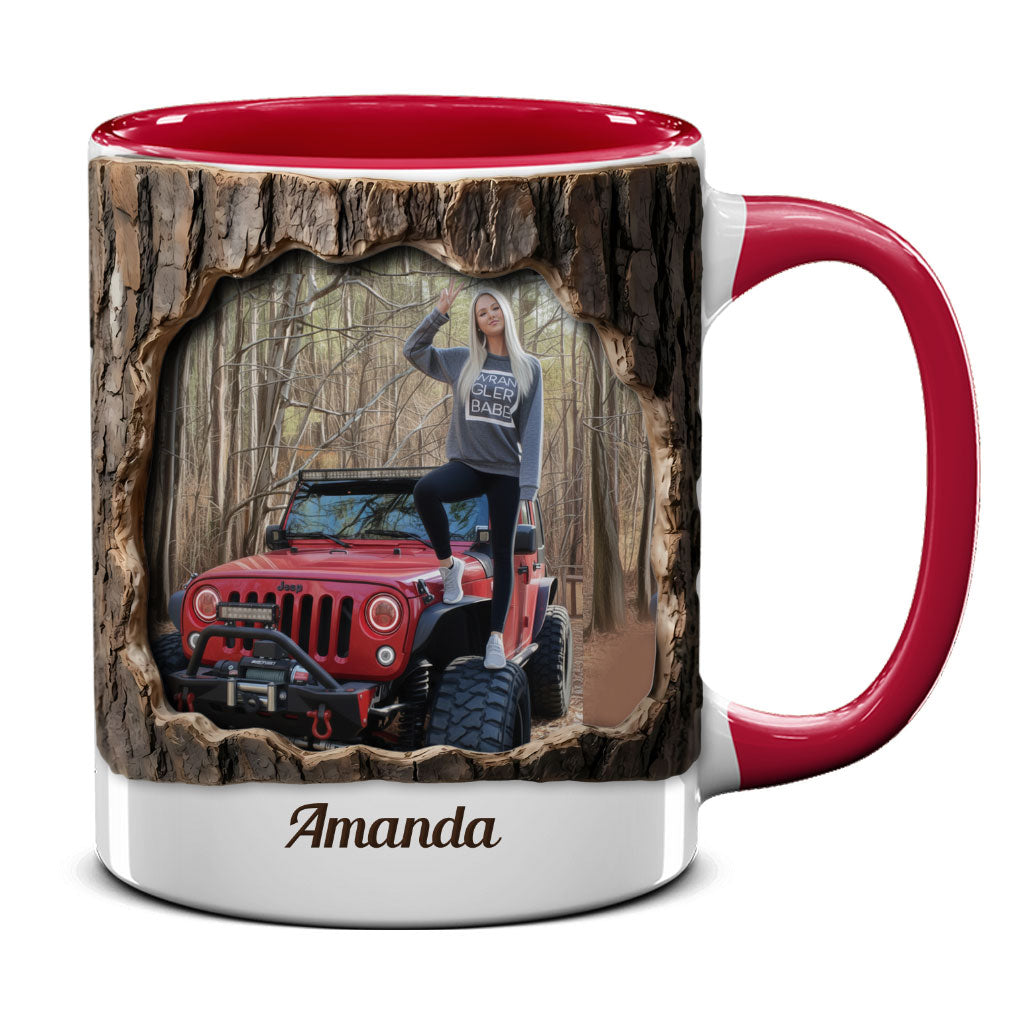 Personalized Offroad Adventure Custom Photo Coffee Accent Mug DN1408261656