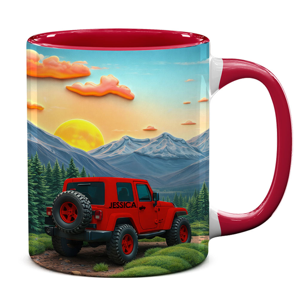 Personalized Jeep Offroad Lovers Coffee Accent Mug