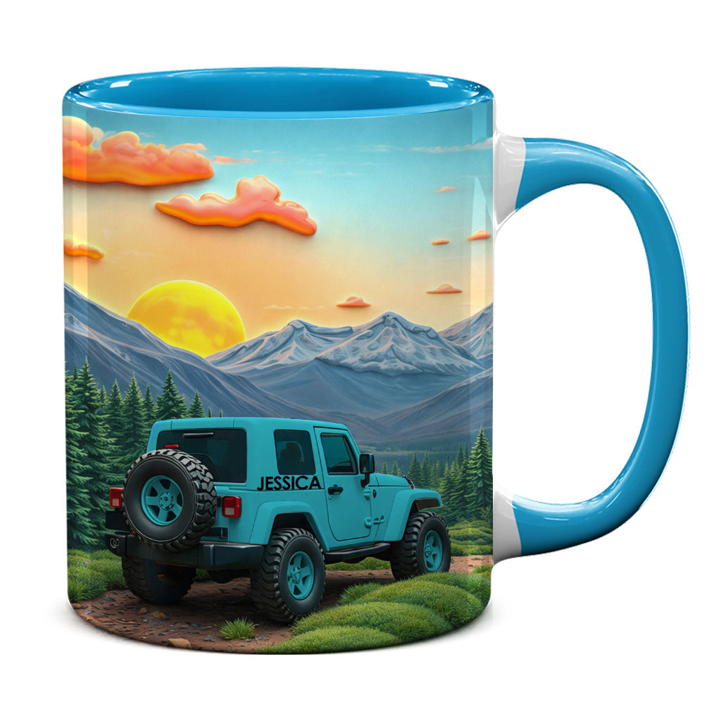 Personalized Jeep Offroad Lovers Coffee Accent Mug