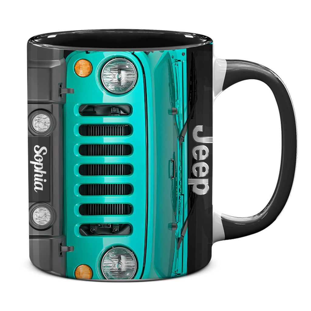 Personalized Jeep Grille Offroad Accent Mug DN1408261649