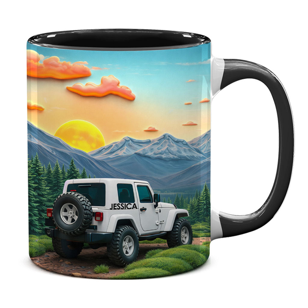 Personalized Jeep Offroad Lovers Coffee Accent Mug DN1408261654