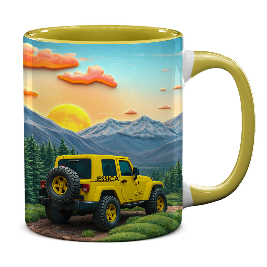 Personalized Jeep Offroad Lovers Coffee Accent Mug DN1408261654
