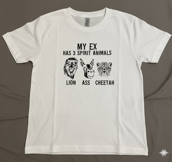 MY EXHAS 3 SPIRIT ANIMALS LION ASS CHEETAH