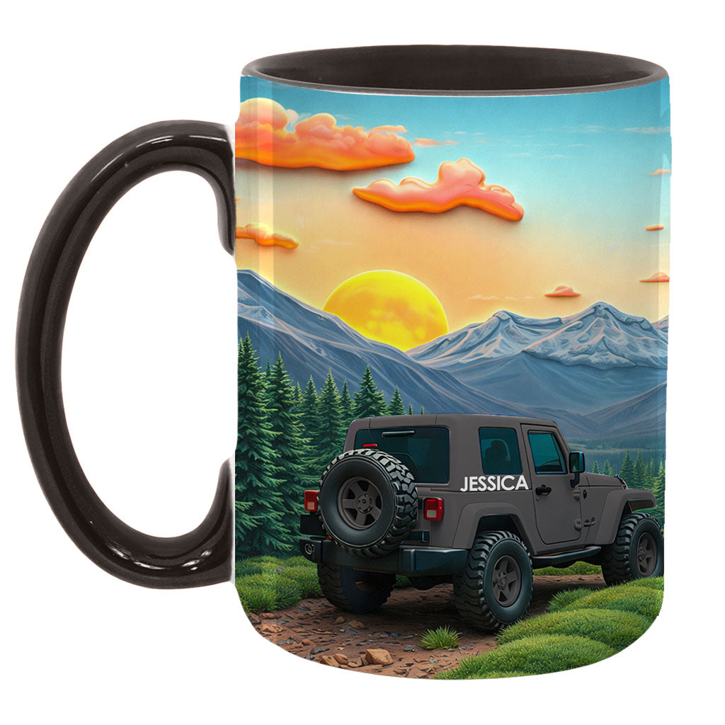 Personalized Jeep Offroad Lovers Coffee Accent Mug DN1408261654