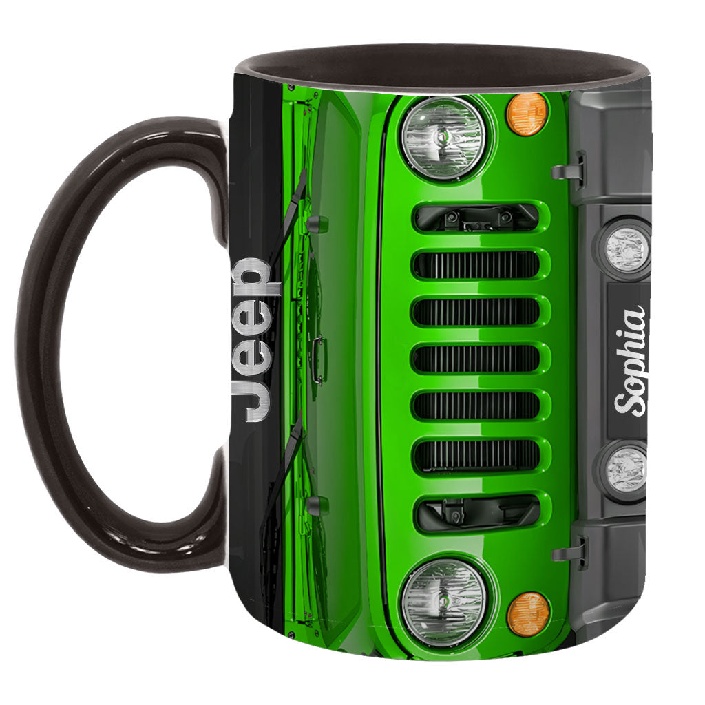 Personalized Jeep Grille Offroad Accent Mug DN1408261649