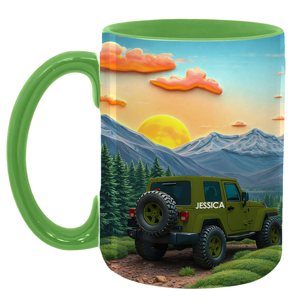 Personalized Jeep Offroad Lovers Coffee Accent Mug DN1408261654