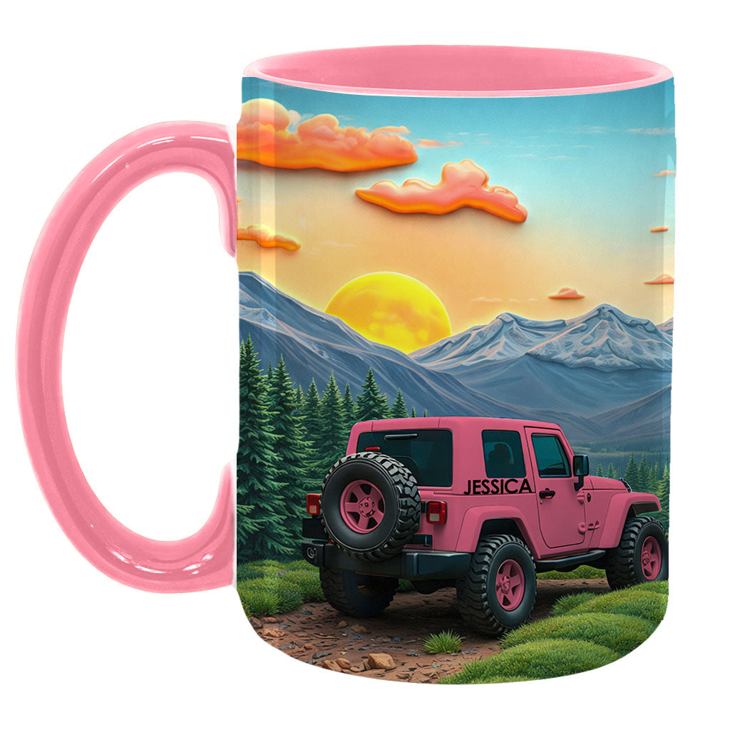 Personalized Jeep Offroad Lovers Coffee Accent Mug DN1408261654