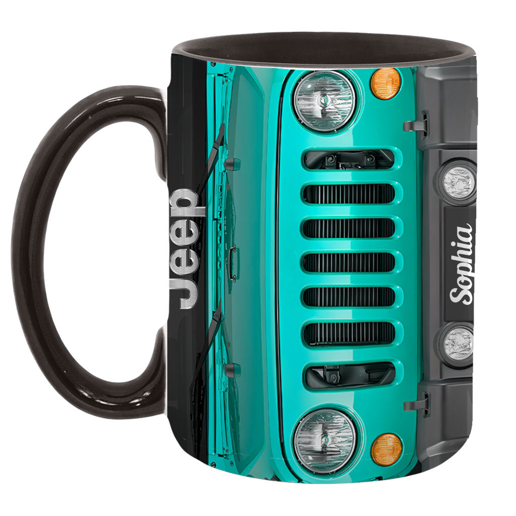 Personalized Jeep Grille Offroad Accent Mug DN1408261649