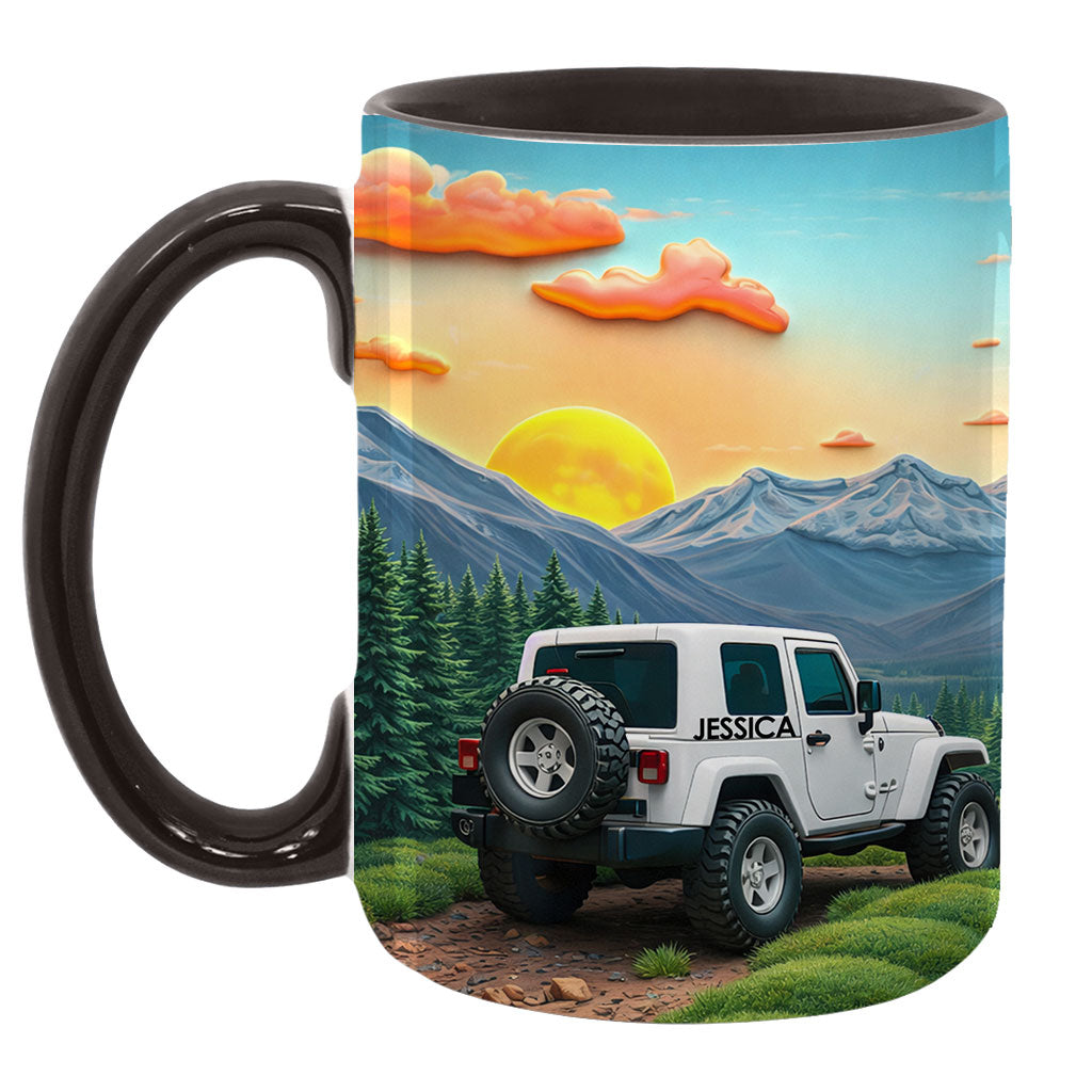 Personalized Jeep Offroad Lovers Coffee Accent Mug DN1408261654