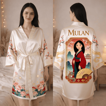 Princess Mulan Women's Satin Robe