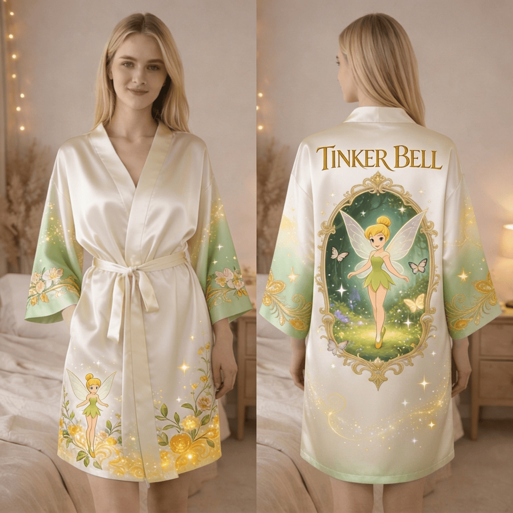 Princess Tinker Bell Women's Satin Robe