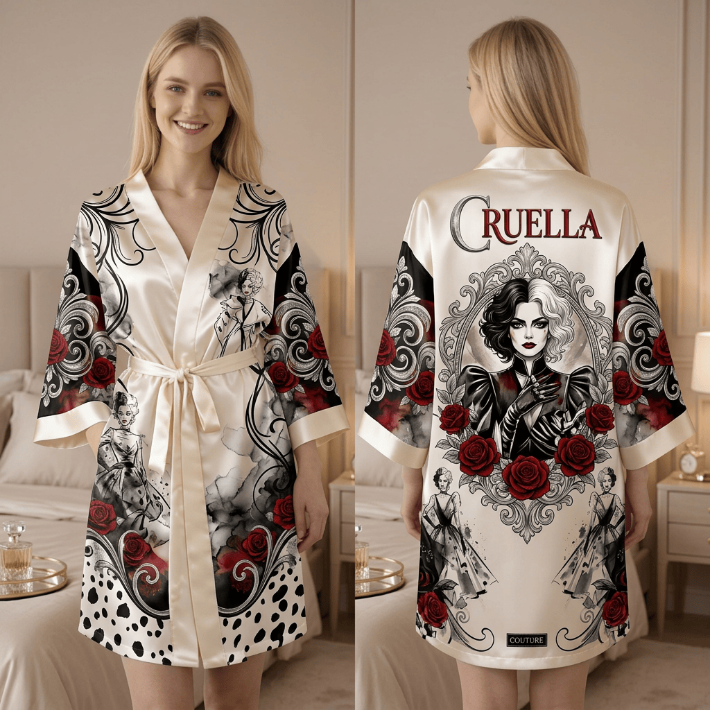 Cruella Women's Satin Robe