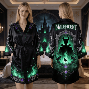 Maleficent Women's Satin Robe