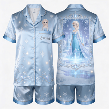 Princess Elsa Shorts Pajama Set