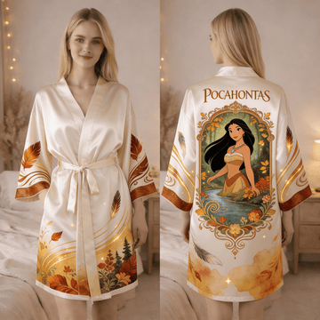 Princess Pocahontas Women's Satin Robe