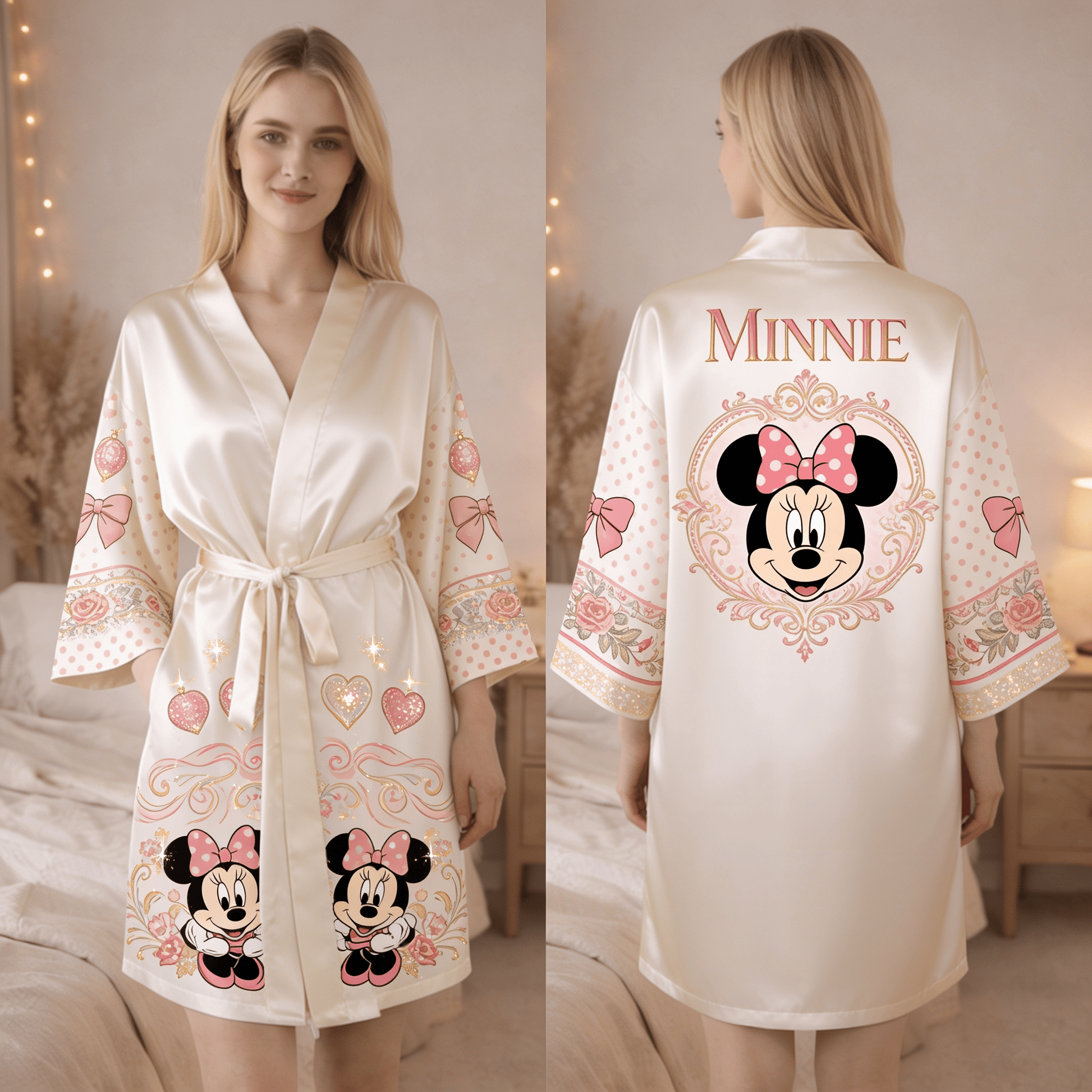 Princess Minie Women's Satin Robe