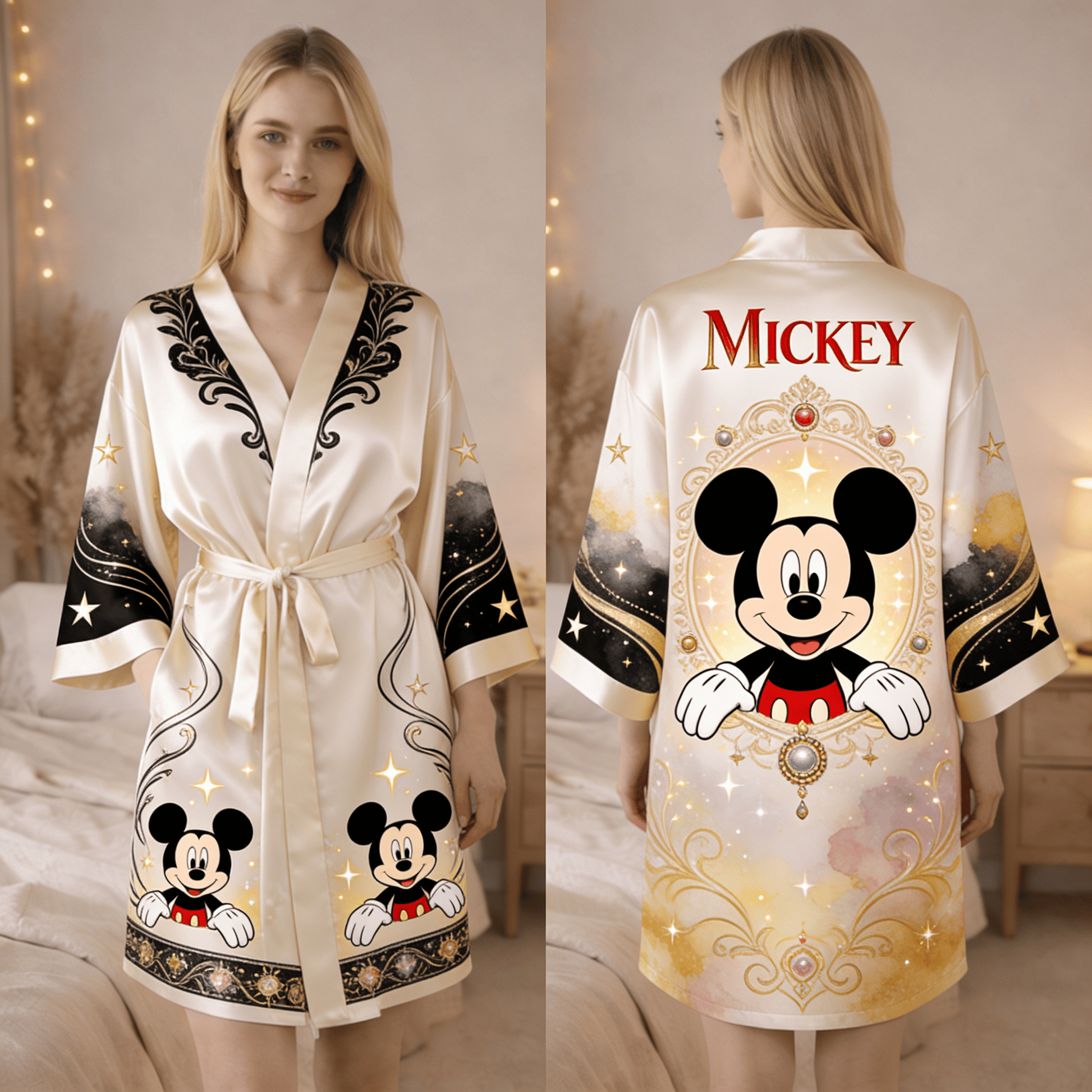 Princess Mickey Women's Satin Robe
