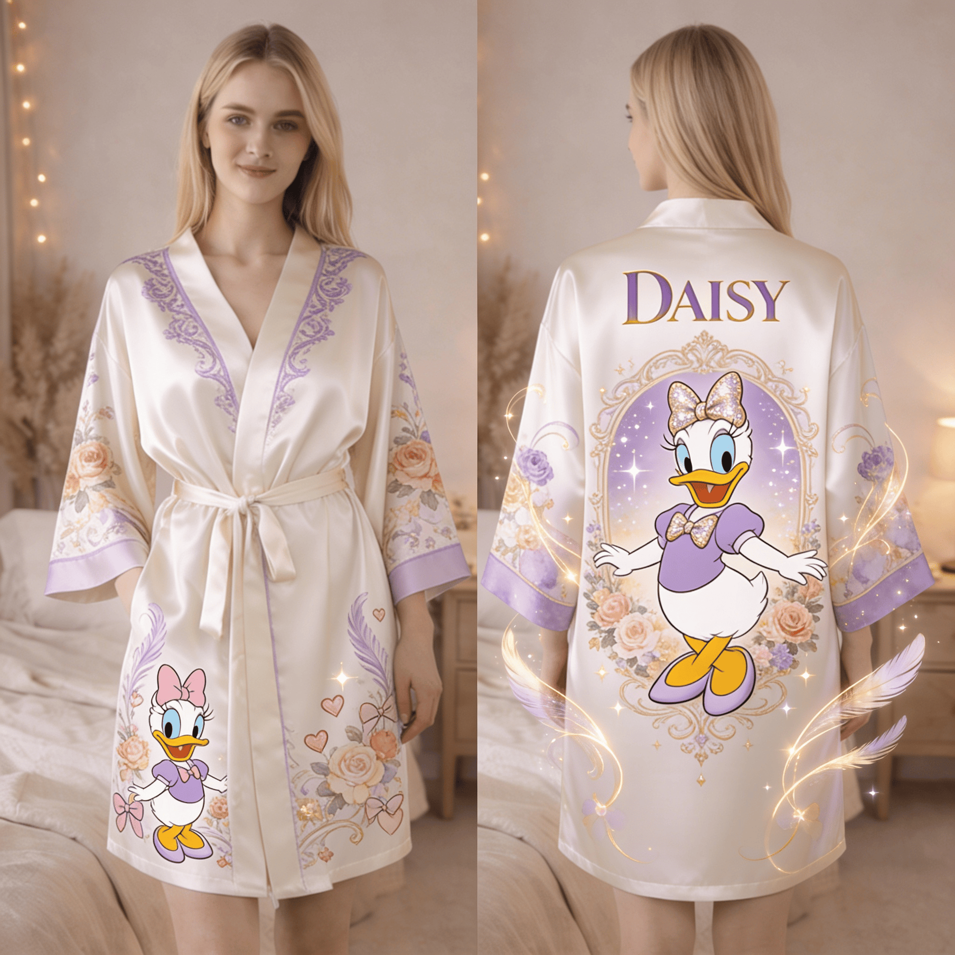 Princess Daisy Women's Satin Robe