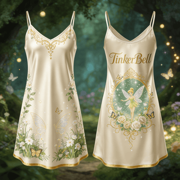 Personalized Princess Satin Slip Dress