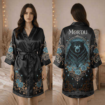 Mor'du Women's Satin Robe